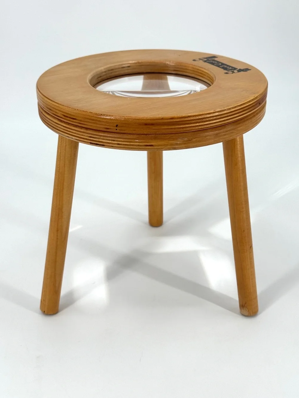 Jonti-Craft 9” Wooden Discovery 3x Magnifier Stool